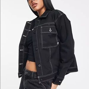 NEW- Black Denim Jacket